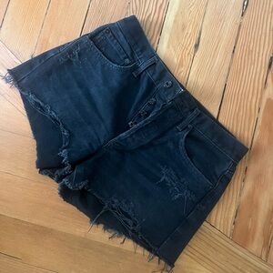 Agolde Parker Shorts, Black sz 26